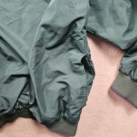Vintage Cutter & Buck Windbreaker Pullover Green Mens 2XL DOMINION Energy - Picture 9 of 10